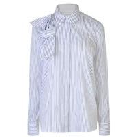 VICTORIA BY VICTORIA BECKHAM Pinstripe Knot Detail Shirt