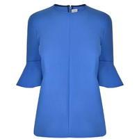 VICTORIA BY VICTORIA BECKHAM Sponge Ruffle Sleeve Top