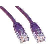 Violet Cat6 Network Cable - 1m