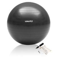 Viavito 500kg Studio Anti-burst 75cm Gym Ball - Graphite