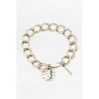 Vintage Moon Charm Bracelet, GOLD