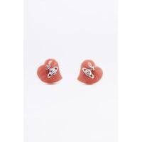 vivienne westwood liz stud earrings silver