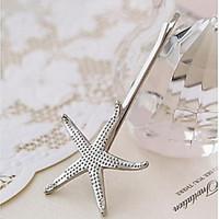 Vintage Alloy Starfish Shell Hairpin (Color Randomly) Mermaid