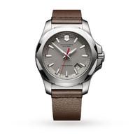 Victorinox INOX Leather Mens Watch