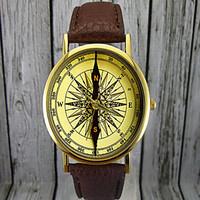 Vintage Compass Watch, Leather Watch, Women\'s Watch, Men\'s Watch, Gift for Her, Gift Idea, Custom Watch, Fashion Accessory Cool Watches Unique Watches