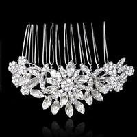 vintage carbonneau vintage rhinestonecrystaldiamomd wedding hair comb  ...