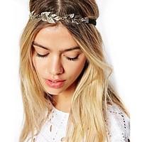 Vintage Gold Leaf Crystal Hairband Headband Head Chain Hair Jewelry Hair Accessires Head Jewelry