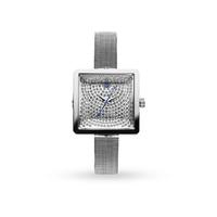 Vivienne Westwood Stainless Steel Cube Glitz Watch