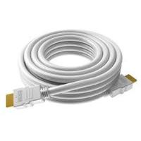 VISION TECHCONNECT V2 SPARE 10M HDMI CABLE Flexible High-Speed White Cable with Ethernet. Compact connector. Thin 8mm Diameter. 26 AWG conductors (not