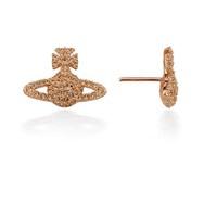 Vivienne Westwood Rose Gold Grace Stud Earrings