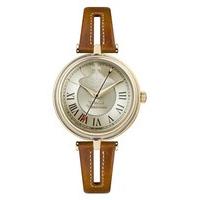 Vivienne Westwood Gold and Tan Farringdon Watch