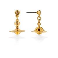 Vivienne Westwood Gold Petite Orb Earrings