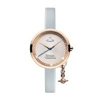 vivienne westwood blue rose gold bow watch
