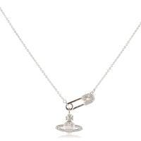VIVIENNE WESTWOOD JEWELLERY Small Safety Pin Orb Necklace