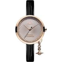 vivienne westwood ladies bow strap watch vv139rsbk