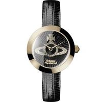 vivienne westwood ladies queensgate strap watch vv150gdbk