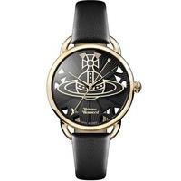 vivienne westwood ladies leadenhall strap watch vv163bkbk