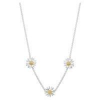 Vintage Three Daisy 10mm Necklace