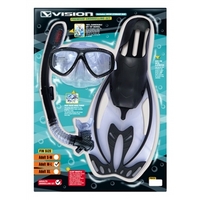 Vision Snorkle, Mask and Fin Set