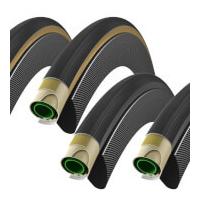 Vittoria Corsa Speed G+ Tubular Tyre Twin Pack - Tan/Black - 28in x 23mm