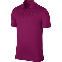 Victory Solid Golf Polo - Sport Fuchsia / White Small