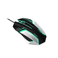 VMO-186 Fashion Cool 7 Color Professional Wired USB Gaming Mouse 3D 3200PDI Computer Peripherals