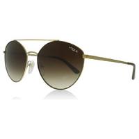vogue 4023s sunglasses matte brown pale gold 502113 56mm