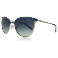 Vogue 4002S Sunglasses Blue / Brushed Silver 50254L 55mm