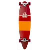 Voltage Stubby Pintail Complete Longboard - Red 38\