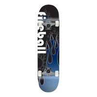 Voltage Classic Fireball Complete Skateboard - Blue 7.75