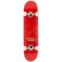 voltage graffiti logo complete skateboard red 75