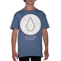 Volcom Kids Cracked T-Shirt - Blue Plum