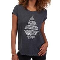 volcom radical dayz womens t shirt black