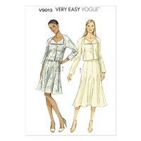 Vogue Patterns V9013 Very Easy Vogue Misses/Misses Petite Jacket and Skirt 350762