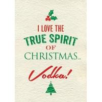 Vodka | Funny Christmas Card | BC1433