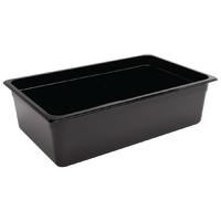 vogue polycarbonate 11 gastronorm container 150mm black