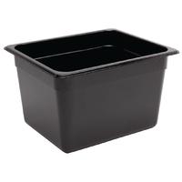 vogue polycarbonate 12 gastronorm container 200mm black