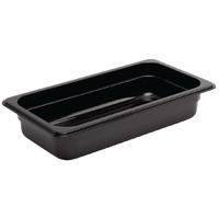 vogue polycarbonate 13 gastronorm container 65mm black