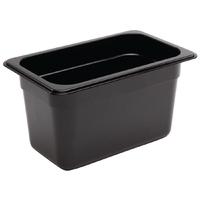 vogue polycarbonate 14 gastronorm container 150mm black