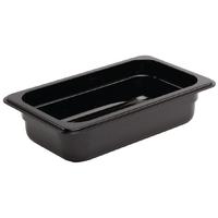 vogue polycarbonate 14 gastronorm container 65mm black