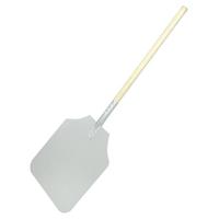 vogue wood handle aluminium pizza peel 31x36cm