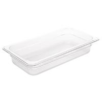 vogue polycarbonate 13 gastronorm container 65mm clear