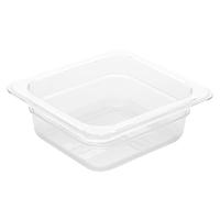 Vogue Polycarbonate 1/6 Gastronorm Container 65mm Clear