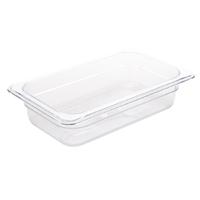 vogue polycarbonate 14 gastronorm container 65mm clear