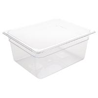 vogue polycarbonate 12 gastronorm container 150mm clear