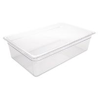 vogue polycarbonate 11 gastronorm container 150mm clear