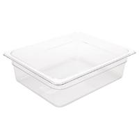 vogue polycarbonate 12 gastronorm container 100mm clear