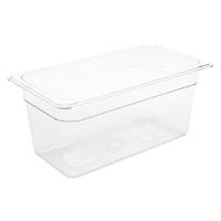 vogue polycarbonate 13 gastronorm container 150mm clear