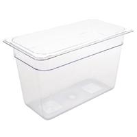 Vogue Polycarbonate 1/3 Gastronorm Container 200mm Clear