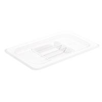 Vogue Polycarbonate 1/4 Gastronorm Lid Clear